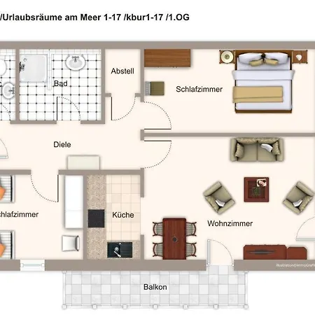 Urlaubsraeume Am Urlaubsraeume Am 1-17 Apartmán *